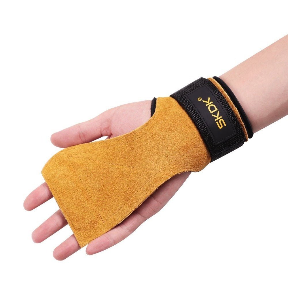 Cowhide Weightlifting Gloves For Stronger Grip - Weriion