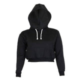 Cropped Hoodie For Women - Weriion