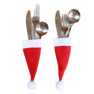 Cutlery Holder Christmas Table Decoration - Weriion