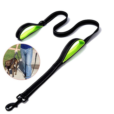 Dog Leash With Two Handles For Medium And Large Dogs - Weriion