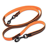 Double Nylon Dog Leash For Two Dogs - Weriion