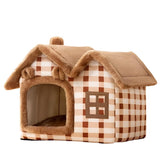 Double Top Detachable Roof Dog & Cat House - Weriion