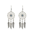 Dream Catcher Feather Earrings - Weriion