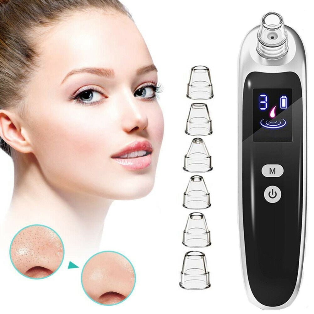 Electric Blackhead Remover With Six Different Suction Heads - Weriion