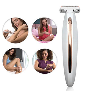 Electric Body Hair Shaver For Women Painless USB Rechargeable - Weriion