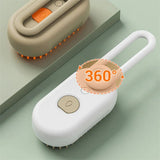 Electric Steam Brush Pet Grooming Comb - Weriion