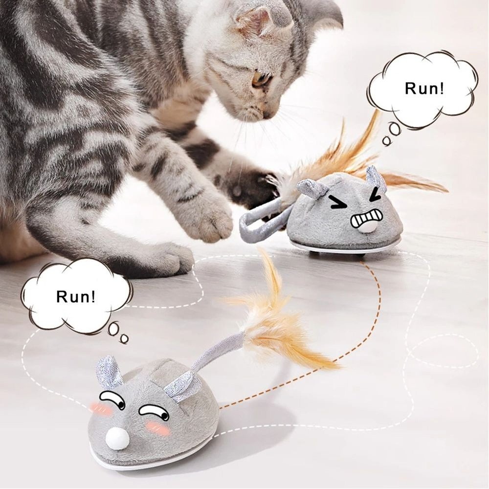 Electric USB Rechargeable Mouse Cat Toy - Weriion