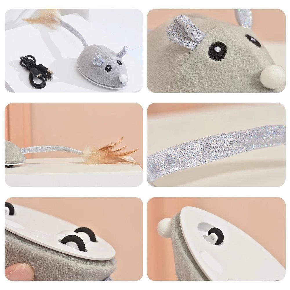 Electric USB Rechargeable Mouse Cat Toy - Weriion