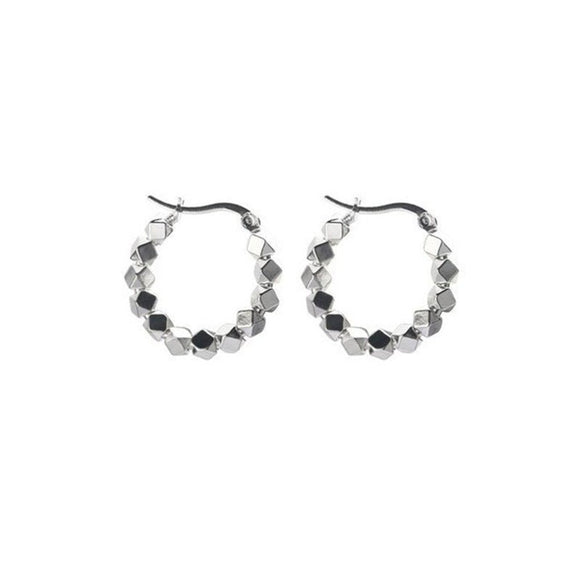 Elegant Geometric S925 Sterling Silver Earrings - Weriion