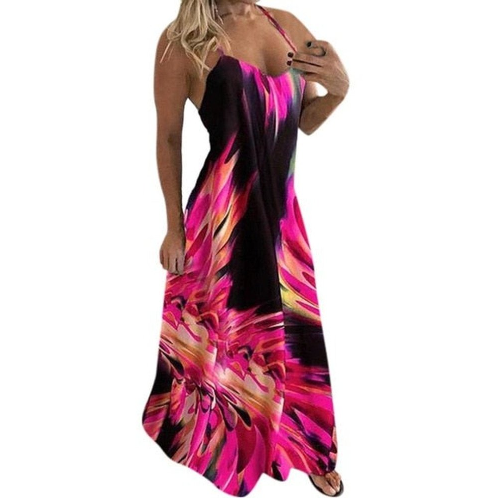 Elegant Sleeveless Long Party Dress - Weriion