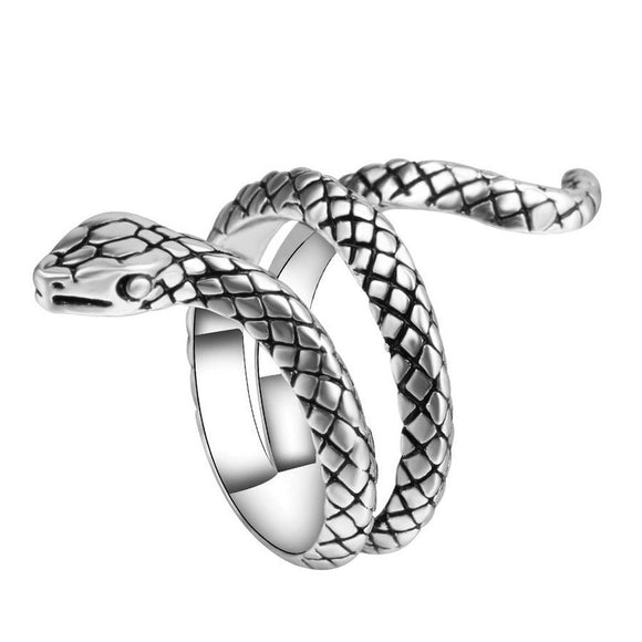 Elegant Unisex Snake Ring - Weriion
