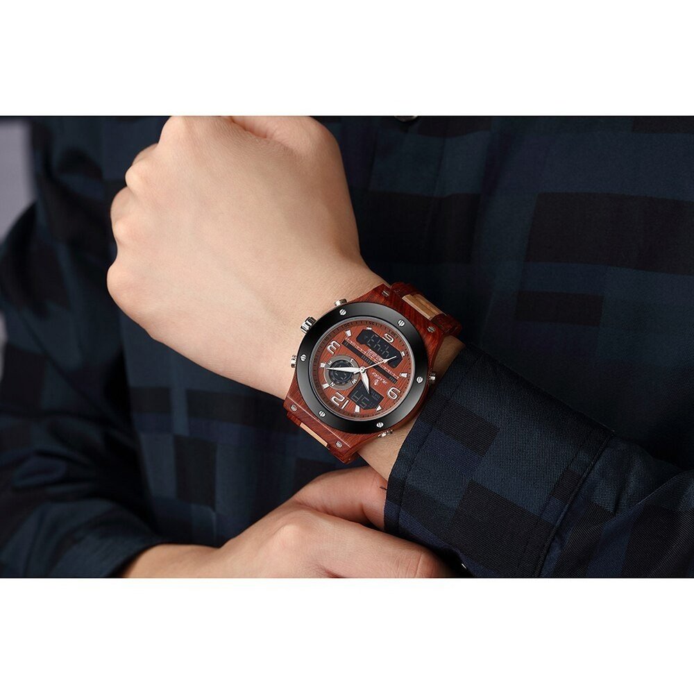 Elegant Wooden Wristwatch For Men - Weriion