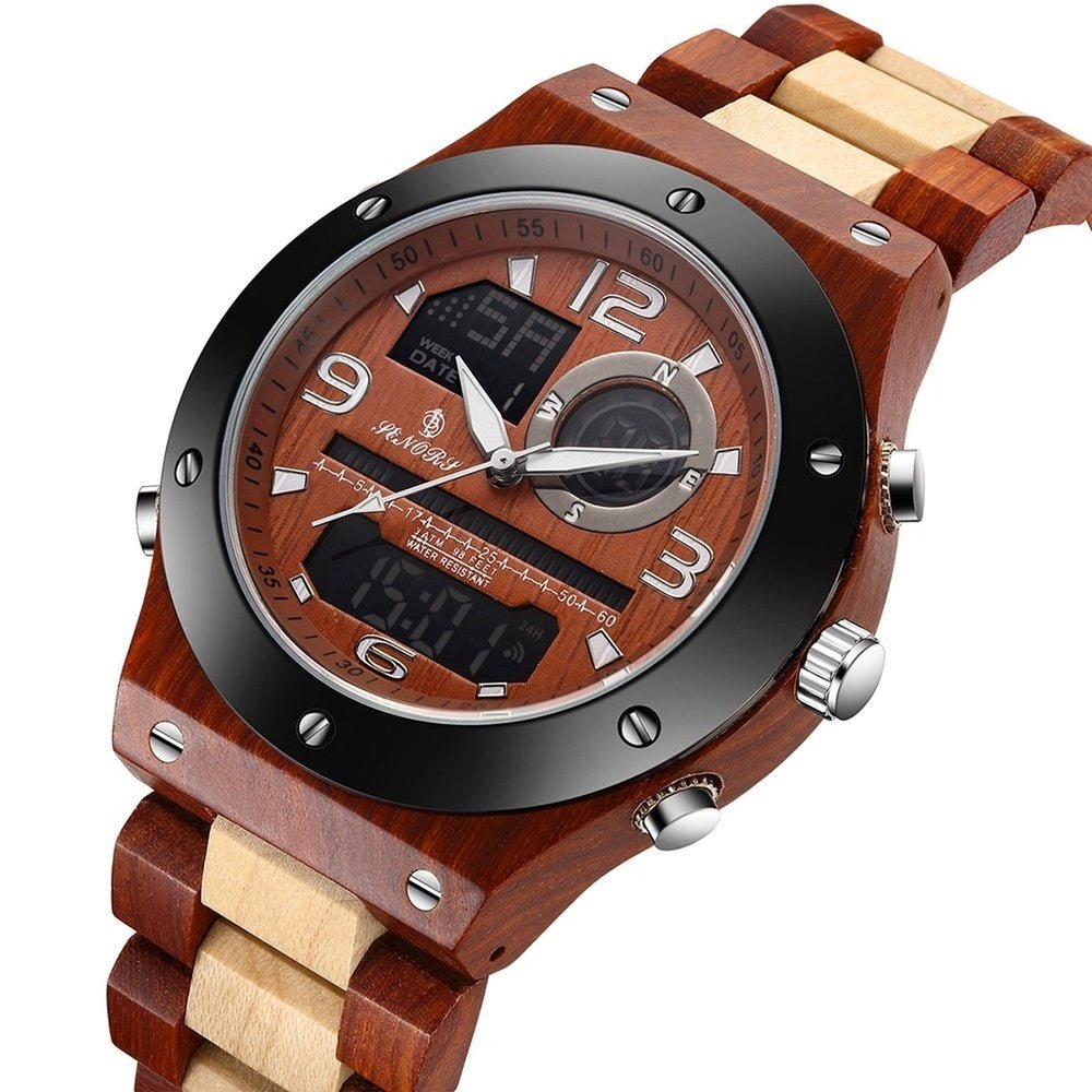 Elegant Wooden Wristwatch For Men - Weriion