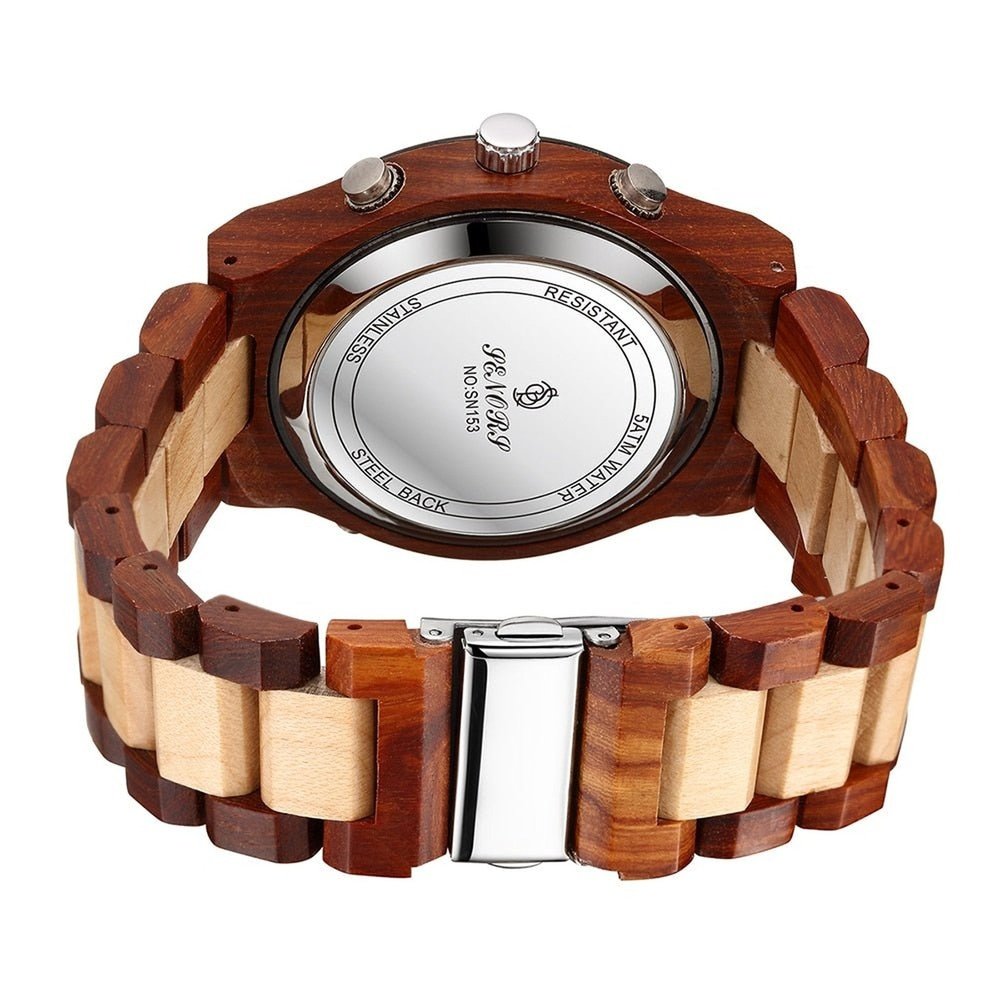 Elegant Wooden Wristwatch For Men - Weriion