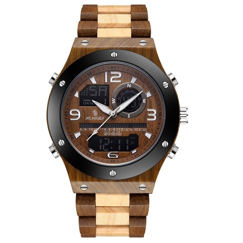 Elegant Wooden Wristwatch For Men - Weriion