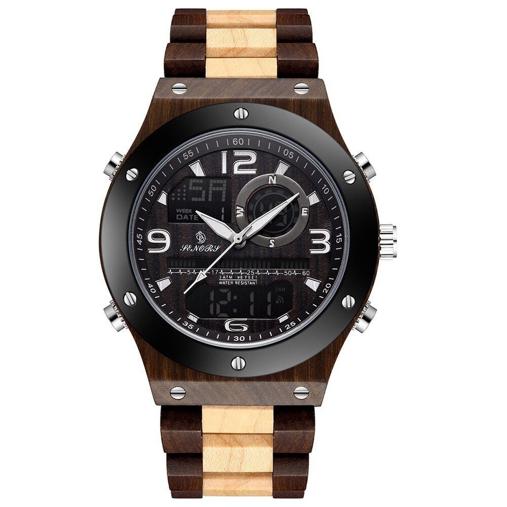 Elegant Wooden Wristwatch For Men - Weriion