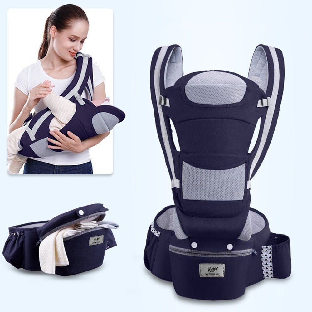 Ergonomic Baby Carrier With 4 Different Carrying Positions For Babies Between 0-48 Months - Weriion