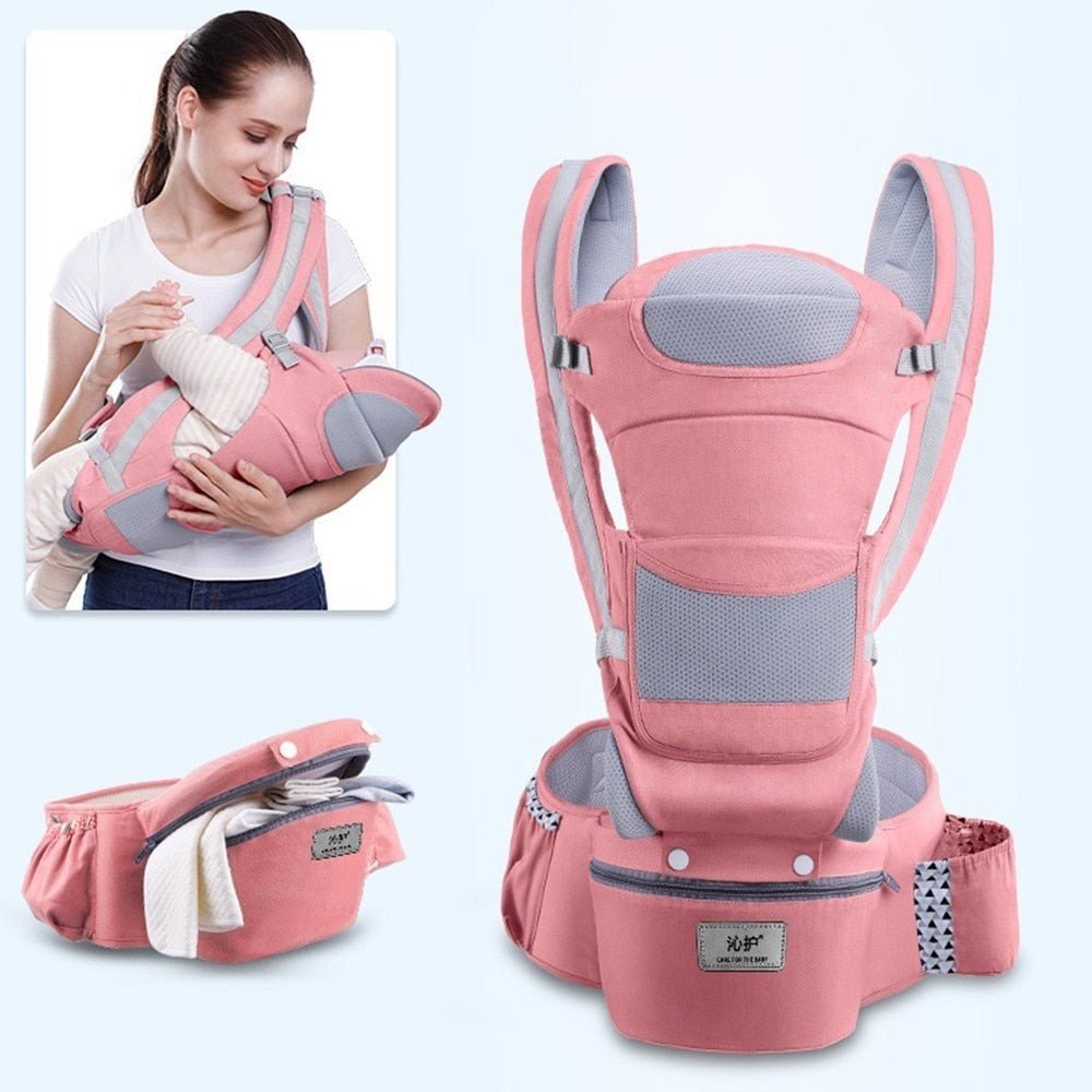 Ergonomic Baby Carrier With 4 Different Carrying Positions For Babies Between 0-48 Months - Weriion