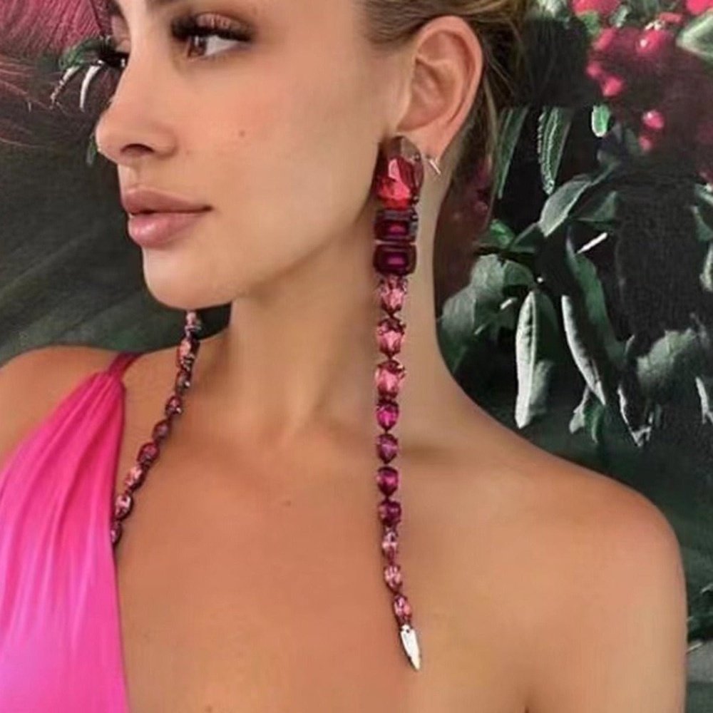 Extremely Long Earrings For Women - Weriion