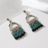 Fashionable Handmade Copper Plated Earrings - Weriion