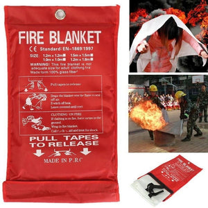 Fire Blanket 1x1m Emergency Fire Survival Tool - Weriion