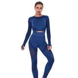 Fitness Crop Top & Yoga Pants - Weriion