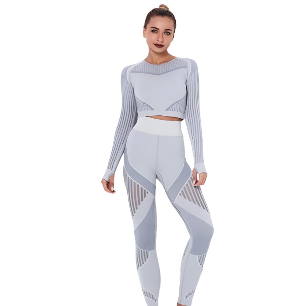 Fitness Crop Top & Yoga Pants - Weriion