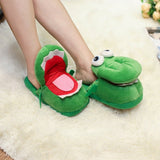 Funny Mouth Moving Crocodile Slippers - Weriion