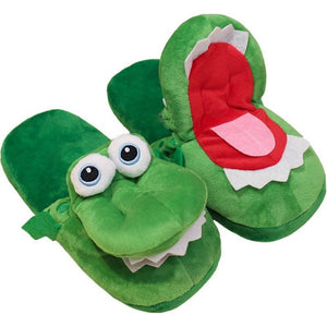 Funny Mouth Moving Crocodile Slippers - Weriion