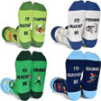 Funny Socks With I'D Rather Be Print - Weriion