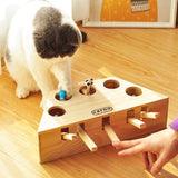 Funny Wooden Interactive Toy For Cats - Weriion