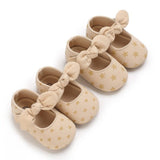 Girls Soft Comfortable Cotton Shoes With Rubber Sole - Weriion