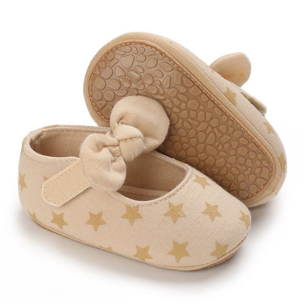 Girls Soft Comfortable Cotton Shoes With Rubber Sole - Weriion