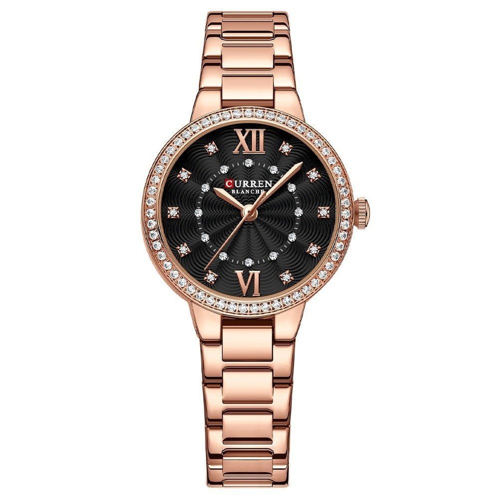 Gorgeous 30M Waterproof Ladies Stainless Steel Strap Watch - Weriion