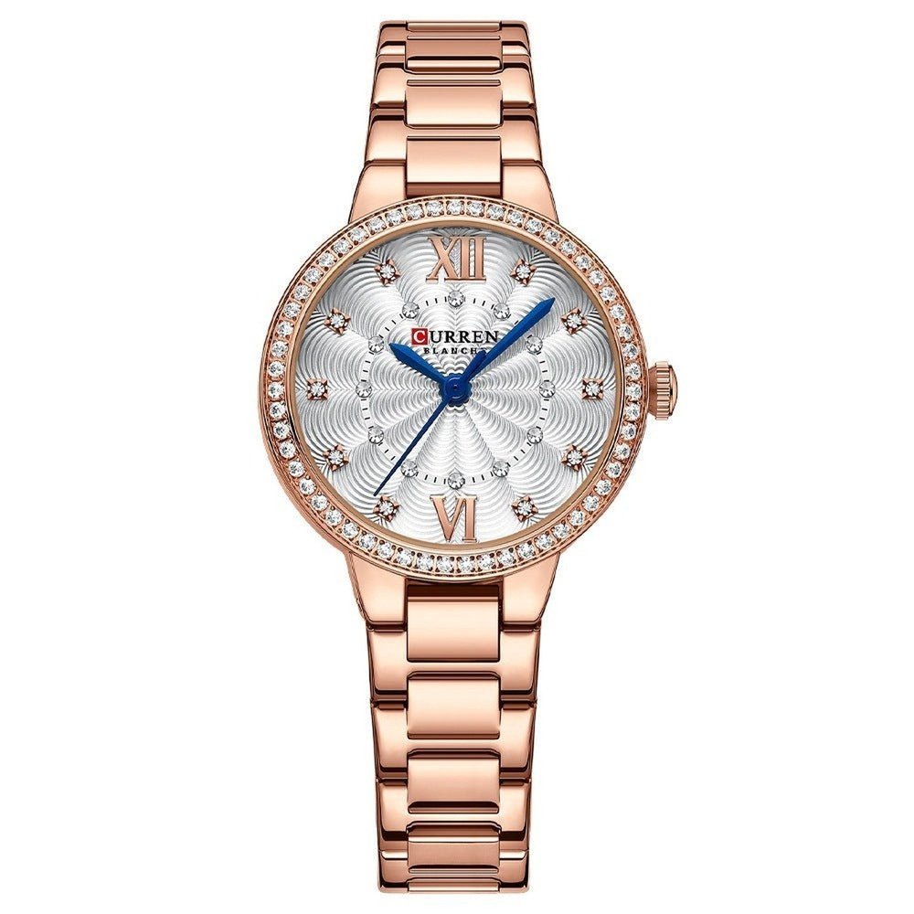 Gorgeous 30M Waterproof Ladies Stainless Steel Strap Watch - Weriion