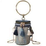Handbag For Women With Metal Ring - Weriion