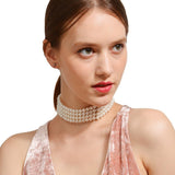 Handmade Multi-Layer Pearl Necklace - Weriion