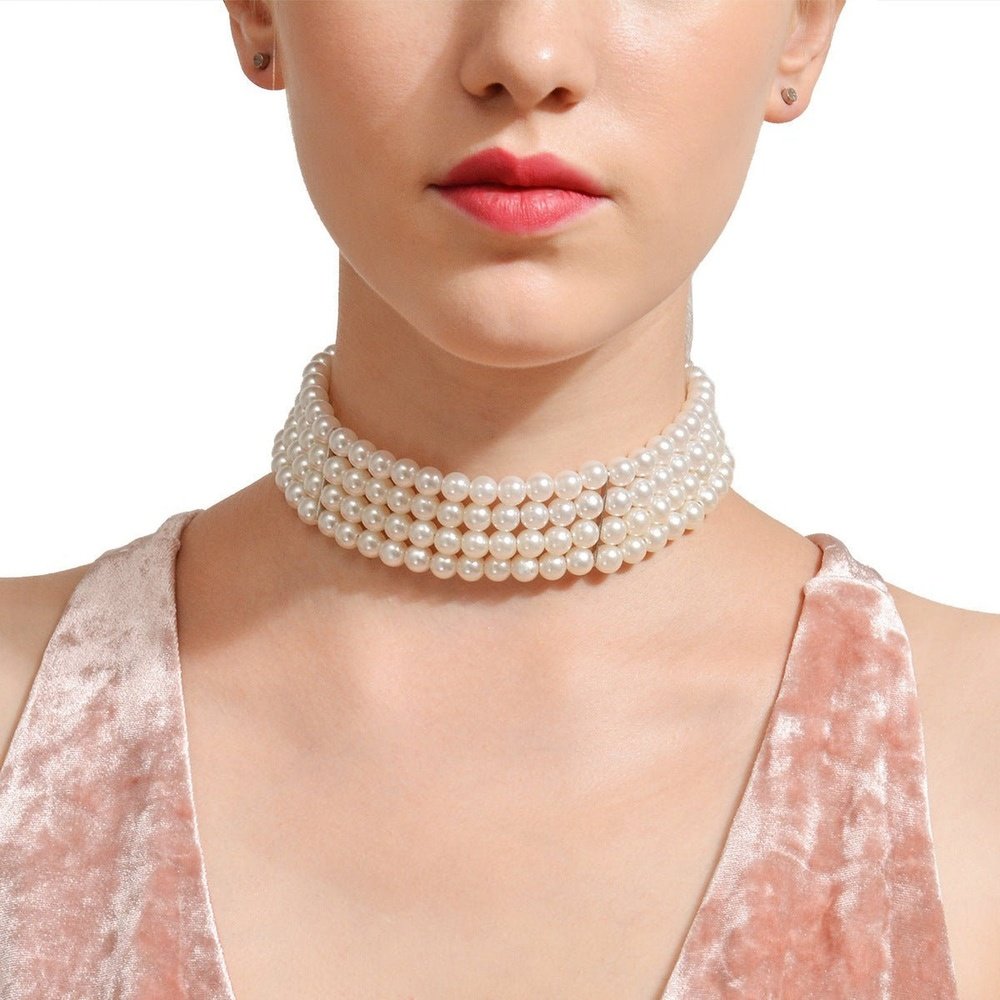 Handmade Multi-Layer Pearl Necklace - Weriion