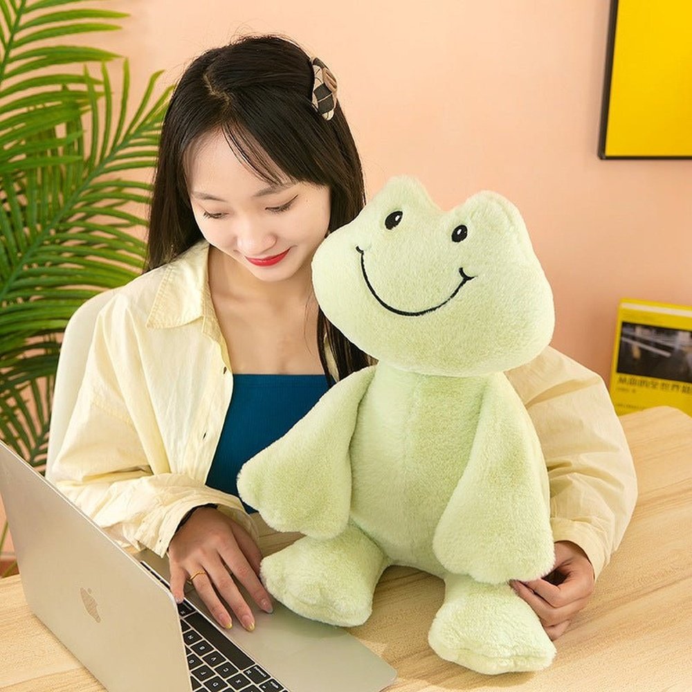 Happy Smiling Frog Plush Toy - Weriion