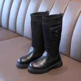 High Leather Boots For Girls - Weriion