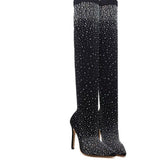 High Stretch Over The Knee Boots For Women - Weriion