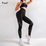 High Waist Seamless Push Up Gym Leggings Yoga Pants For Women - Weriion