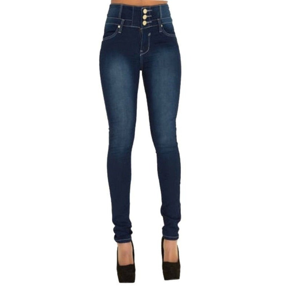 High Waist Slim Fit Jeans For Women - Weriion