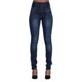 High Waist Slim Fit Jeans For Women - Weriion