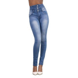 High Waist Slim Fit Jeans For Women - Weriion