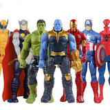 Infinity War Thanos Spider-Man Iron Patriot Black Suit Spider-Man Hulk Iron Man Captain America Thor Wolverine Armored Spider-Man Black Panther Hulkbuster Iron Spider-Man Action Figure Toys Dolls - Weriion