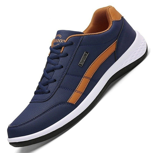 Italian Leather Sneakers For Men - Weriion