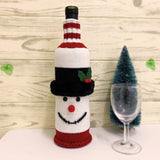Knitted Christmas Wine Bottles Covers - Weriion