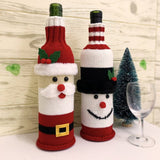 Knitted Christmas Wine Bottles Covers - Weriion