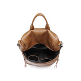 Large Capacity PU Leather Backpack - Weriion